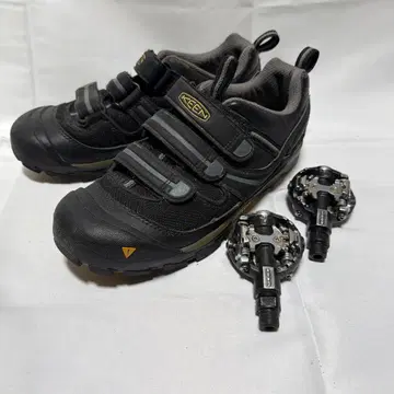 킨(keen) 바인딩 슈즈 자전거 그래블 26cm 페달 포함