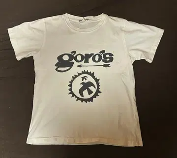 goro's 이글 로고 마크 티셔츠 화이트 XS 사이즈