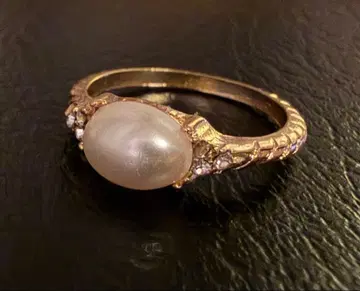 아쉬페프랑스 빈티지 펄풍 반지 엘레강트 디자인 8.5호