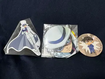 명탐정 코난 괴도 키드 남도일(쿠도 신이치) 캔뱃지 세트