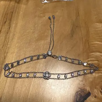 CC 꽃 실버 목걸이