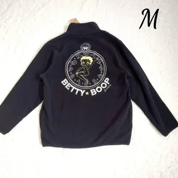 [ 미사용 ] BETTY BOOP 베티 부프 플리스 자켓 백 자수