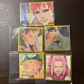NARUTO 콩 가샤 색지 5종 세트