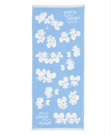 포켓몬 이카네즈미 페이스 타월 와카네즈미 포켓몬 센터