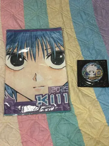 헌터헌터 키루아 타월 벌스데이 캔뱃지 세트