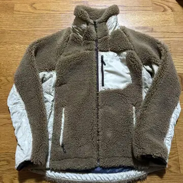 컬럼비아 플리스 자켓 브라운