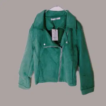 GRL 그린 레더풍 자켓 M 사이즈
