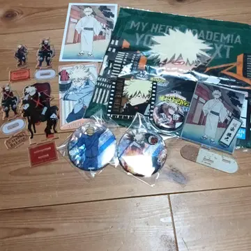 바쿠고 카츠키 묶음 판매 아크릴 스탠드 캔뱃지 아트 타월 특전