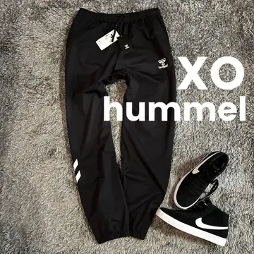 새상품 험멜 2XL 트레이닝 멀티 팬츠 테이퍼드 팬츠 블랙