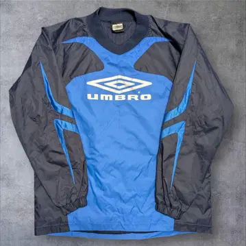 UMBRO 엄브로 파란색 피스테 나일론 자켓 게임 셔츠 충전솜 포함