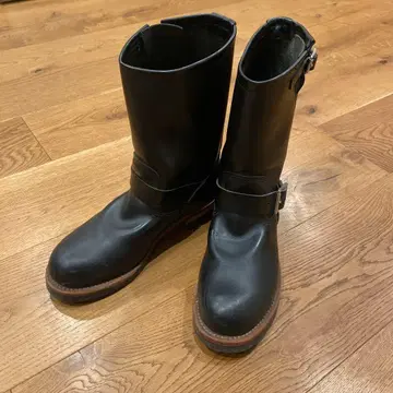 RED WING 블랙 가죽 엔지니어 부츠 27.0cm