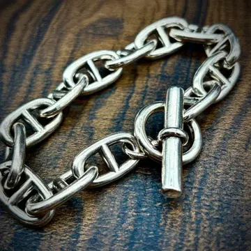 셰누 앵커 13 시계 부품 팔찌 실버 925 각인 체인 은