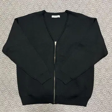 NANO UNIVERSE 블랙 집업 가디건