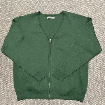 NANO UNIVERSE 그린 집업 가디건