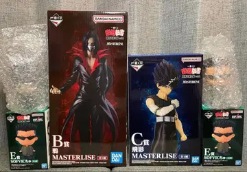 [ 덤 포함 ] 제일복권 유유백서 B상 카라스 C상 히에이 피규어 세트