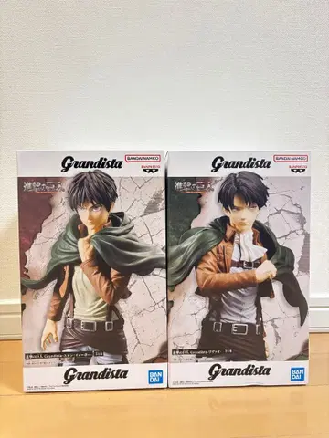 Grandista 진격의 거인 리바이 엘렌 피규어 2체 세트