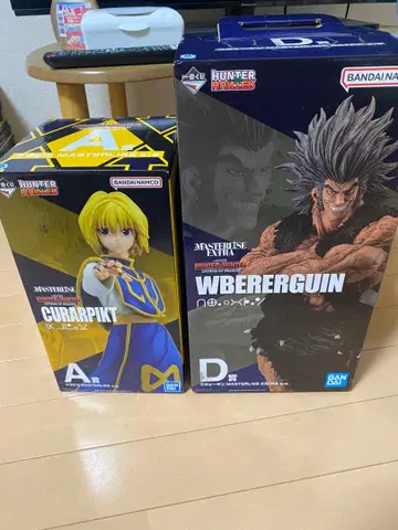 HUNTER x HUNTER 제일복권 피규어 2체 세트 우보긴 크라피카