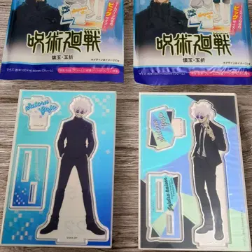 주술회전 Big 아크릴 스탠드 고죠 사토루 수트 다이소