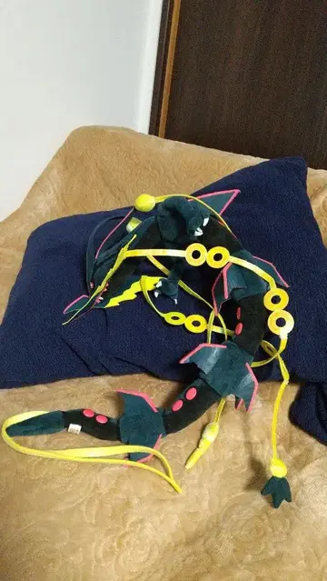 포켓몬스터 포켓몬 센터 한정판 블랙 메가 레쿠자 봉제 인형 협의 가능