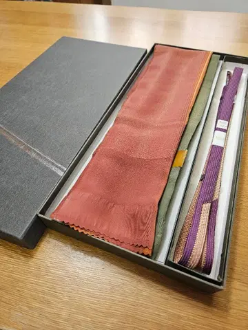 허리띠 오비 세트 실크제 고급스러움 새상품