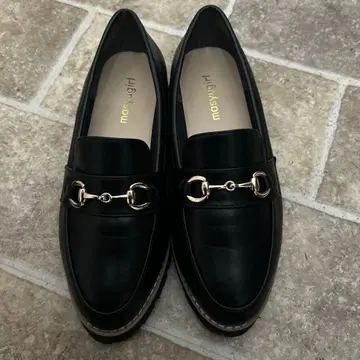 masyugirl 비트 모티브 통굽 로퍼