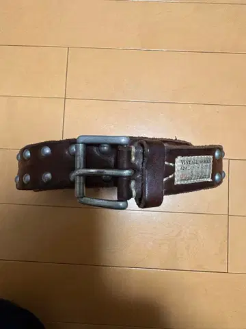 VINTAGE WORKS BASIC LABEL 스터드 벨트