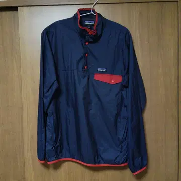 patagonia 후디니 풀오버 M 네이비/레드