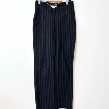 팔로마울 스트레이트 팬츠 네이비 스트라이프 S 스트랩 포함