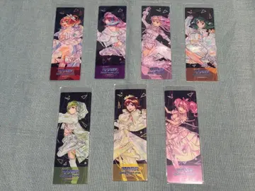 마크로스 초시공 페스티벌 앙코르 클리어 책갈피 7종 세트