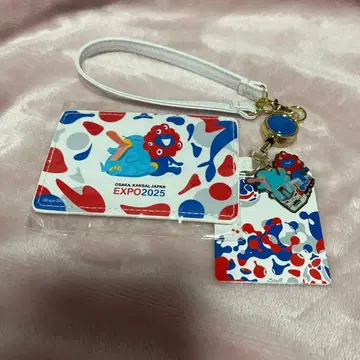 ICOCA 미야쿠미야쿠 인조 가죽 패스 케이스 EXPO2025