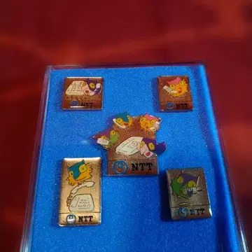 나가노 동계 올림픽 1998 NTT 올림픽 캐릭터 핀 배지 세트