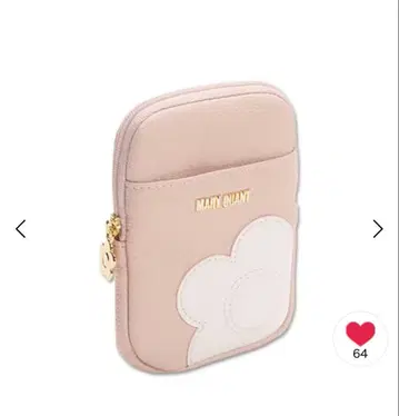 MARY QUANT 슈링크 데이지 패치 립 파우치 090 핑크