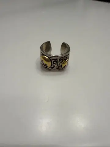 별과 달 모티브 실버 925 이어커프