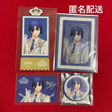 우타프리 원더랜드 금박 티켓풍 카드 비쥬얼 캔뱃지 히지리카 마사토