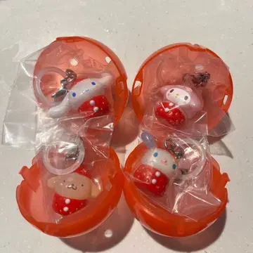 산리오 딸기 메지루시 액세서리/우사하나 폼폼푸딩 마이멜로디 시나몬