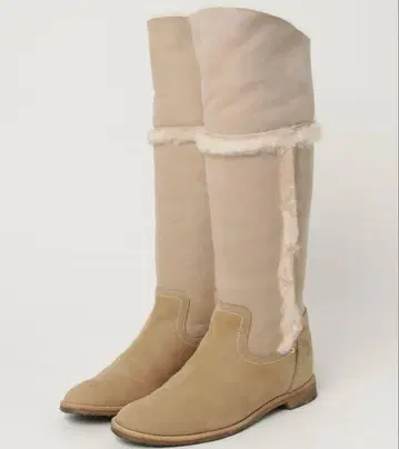 긴자 카네마츠 어그 부츠 베이지 24cm