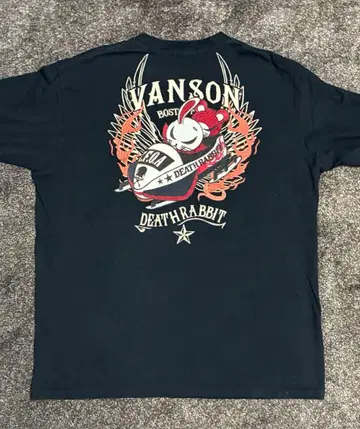 VANSON x CROWS x WORST 무장전선 콜라보 긴팔T셔츠 블랙