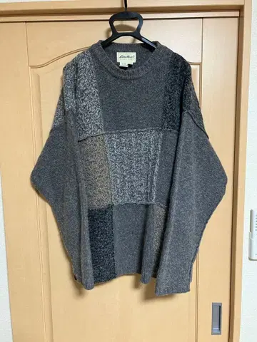 에디 바우어 패치워크 패턴 니트