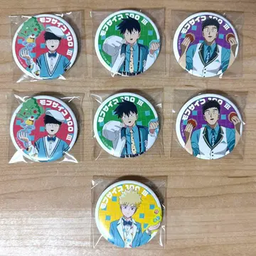 몹사이코100 훼미리마트 콜라보 캔뱃지 7개 세트 낱개 판매