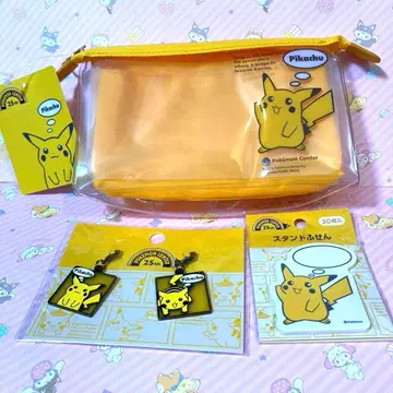 포켓몬 센터 25th 참 스탠드 메모지 펜 케이스 피카츄