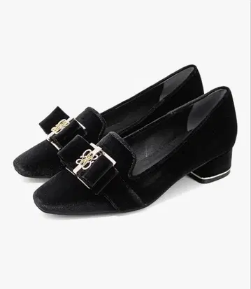 [ 공식 사이트 품절 ] RANDA 모노그램 리본 벨로아 로퍼