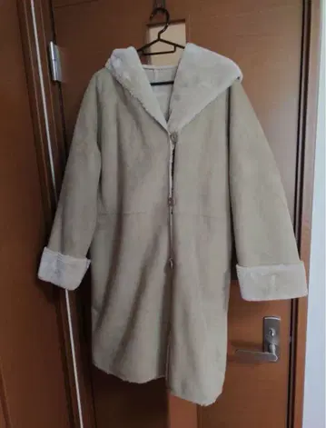 GU 아우터 코트 복슬복슬 코트 여성용 후드