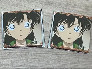 명탐정 코난 유미란(모리 란) 메모리얼 캔뱃지 2개 세트