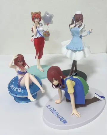 5등분의 신부 피규어 묶음 판매 나카노 미쿠 나카노 이츠키 제일복권