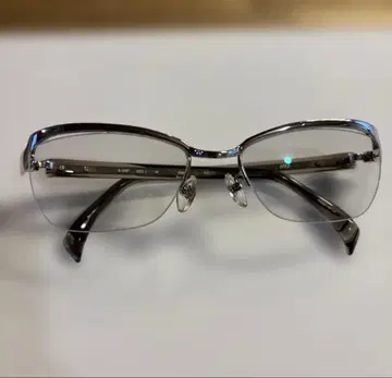 999.9 (포나인즈) S361-T 클리어 렌즈 메탈 프레임 도수 없음