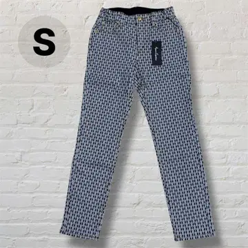 Anne Coquine 앙코키누 오리지널 자수 트윌 스트레치 팬츠 네이비