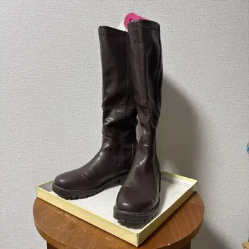 오리엔탈 트래픽 브라운 롱 부츠 3L