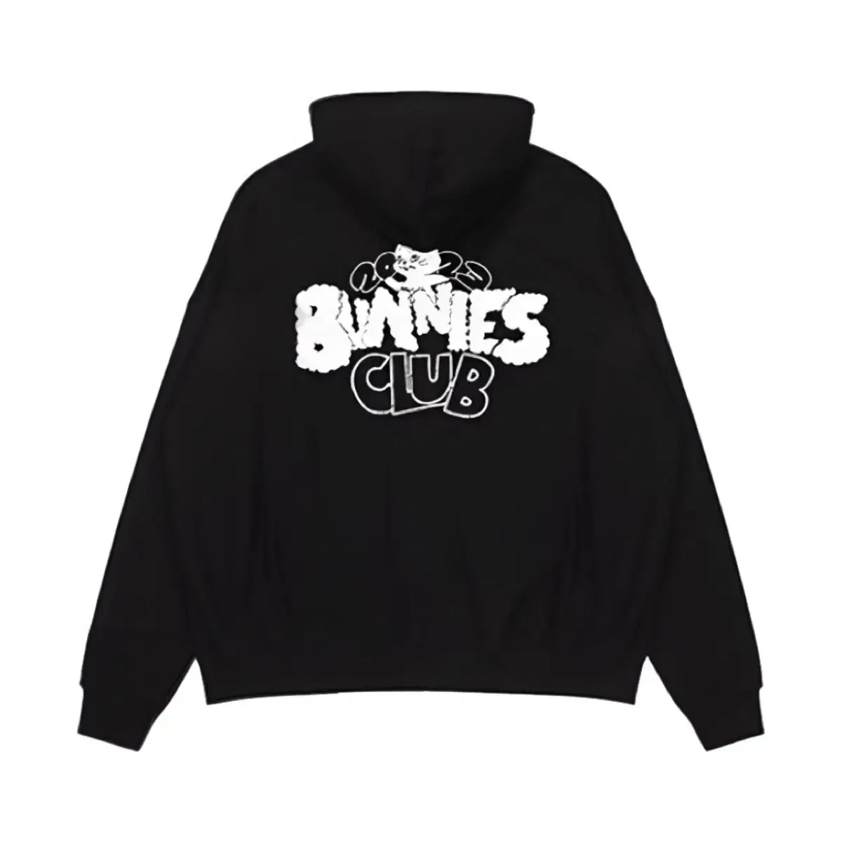 NewJeans Bunnies Club Hoodie, 1 each in M and L sizes on NewJeans Bunnies Club Hoodie, 1 each in M and L sizes on