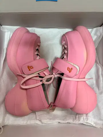 Grape 신발 신발 230mm 레어 핑크 통굽