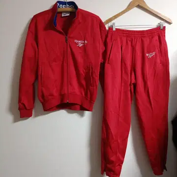 Reebok 저지 상하의 세트 레드